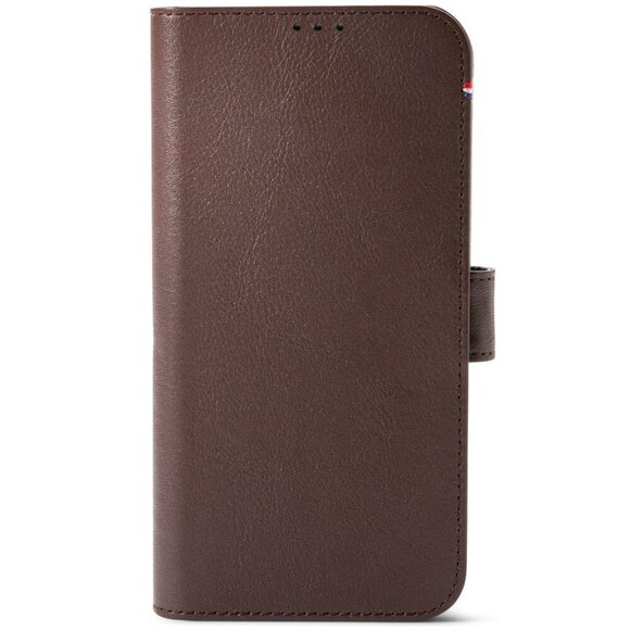 Decoded iPhone 13 Pro Brown Leather Folio MagSafe Wallet Case Detachable - Picture 10 of 11